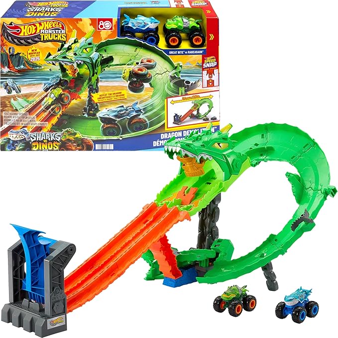 Pista Hot Wheels Monster Truck do Dragão