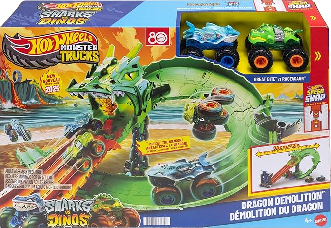 Pista-Hot-Wheels-Monster-Truck-do-Dragao-Vale-a-Pena